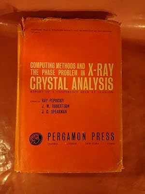 Imagen del vendedor de Computing Methods and the Phase Problem in X-Ray Crystal Analysis a la venta por Imaginal Books