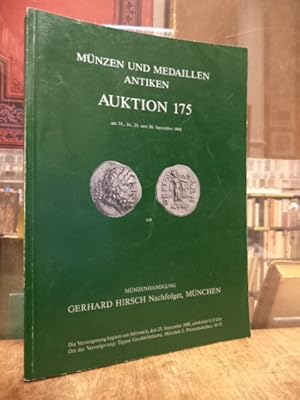 Auktion 175: Münzen und Medaillen Antiken Auktion 23., 24., 25. und 26. September 1992,