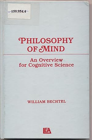 Bild des Verkufers fr Philosophy of Mind An Overview for Cognitive Science zum Verkauf von avelibro OHG