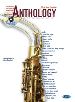 Image du vendeur pour CAPPELLARI A. - Antologia para Saxofon Tenor (Sib) Vol.1 (30 All Time Favorites) (Inc.CD) mis en vente par Mega Music