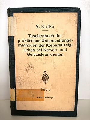 Taschenbuch der praktischen Untersuchungsmethoden der Körperflüssigkeiten bei Nerven- und Geistes...