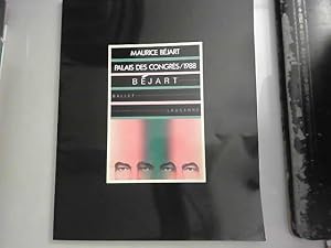 Bild des Verkufers fr BEJART Maurice / VERSACE Gianni - Ballet de Lausanne Palais des Congrs 1988 zum Verkauf von JLG_livres anciens et modernes