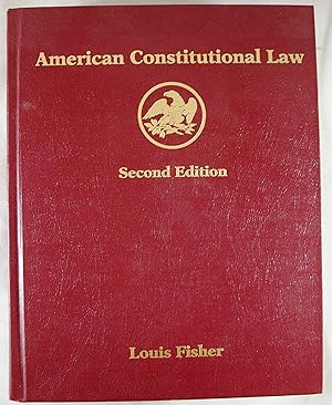 Imagen del vendedor de American Constitutional Law (1995 2nd edition) a la venta por Baltimore's Best Books