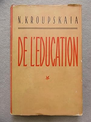 Seller image for DE L'EDUCATION Articles et discours. for sale by Auca Llibres Antics / Yara Prez Jorques