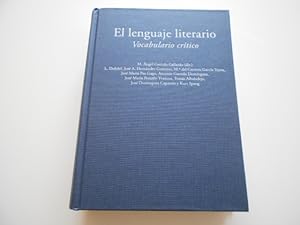 Imagen del vendedor de El lenguaje literario. Vocabulario crtico. a la venta por Librera Camino Bulnes