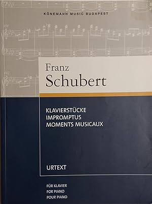 Imagen del vendedor de Franz Schubert - Klavierstucke, Impromtus, Moments Musicaux a la venta por Mister-Seekers Bookstore
