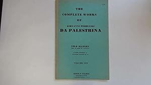 Immagine del venditore per Two Masses for 4 & 5 Voices; Pater Noster (4), Panem Nostrum (5). venduto da Goldstone Rare Books