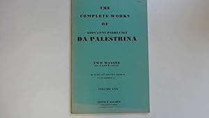 Immagine del venditore per Two Masses for 5 & 6 Voices; Qual'eil Piu Grande Amor (5), Tu Es Petrus (6). venduto da Goldstone Rare Books