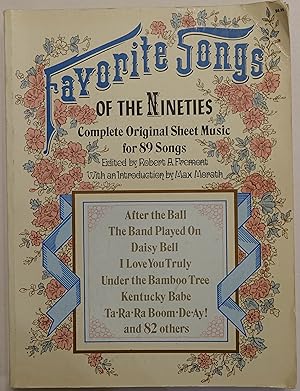 Imagen del vendedor de Favorite Songs of the Nineties: Complete Original Sheet Music for 89 Songs a la venta por Faith In Print