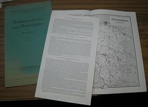 Volkstumsatlas von Niedersachsen. Lieferung 5 ( Schlußlieferung ). - Veröffentlichungen der Histo...