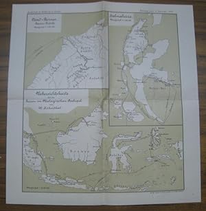 Uebersichtskarte für die Reisen im Malayischen Archipel von. W. Kükenthal, Maaßstab 1 : 12 500 00...