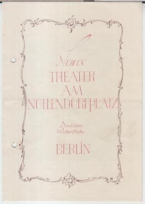 Programmheft zu: Grafin Mariza. Operette von Julius Brammer und Alfred Grünwald. - Musik: Emmeric...