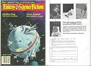 Seller image for The Magazine of Fantasy and Science Fiction 1980 Vol. 58 No. 04 April: The Way Station for sale by John McCormick