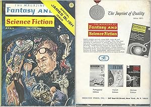 Seller image for The Magazine of Fantasy and Science Fiction 1972 Vol. 42 No. 04 April: Midsummer Century for sale by John McCormick