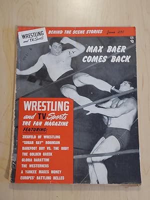 Wrestling and TV Sports, June 1951 - Max Baer