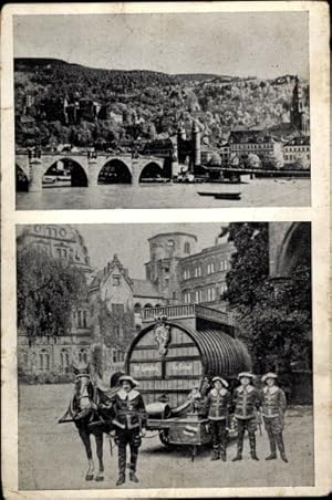 Ansichtskarte / Postkarte Heidelberg, Erbauer Gebr. Wolf, Heidelberger Faß