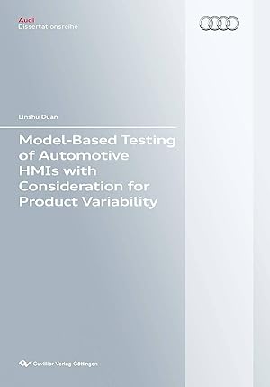 Seller image for Model-Based Testing of Automotive HMIs with Consideration for Product Variability for sale by moluna