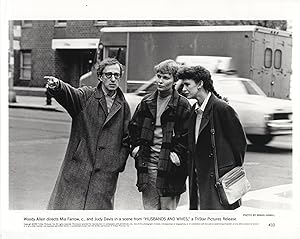 Bild des Verkufers fr Husbands and Wives (Original photograph of Woody Allen, Mia Farrow, and Judy Davis from the set of the 1992 film) zum Verkauf von Royal Books, Inc., ABAA