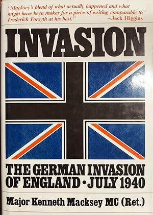 Immagine del venditore per Invasion: The German Invasion of England, July 1940 venduto da The Book House, Inc.  - St. Louis
