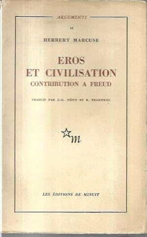 Imagen del vendedor de Eros et civilisation: contribution   Freud a la venta por Messinissa libri