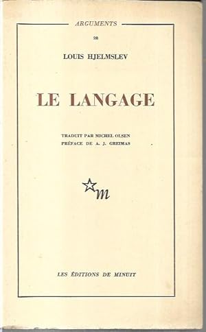 Imagen del vendedor de Le langage a la venta por Messinissa libri