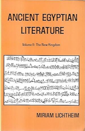 Imagen del vendedor de Ancient Egyptian literature, Volume II: The new kingdom a la venta por Messinissa libri