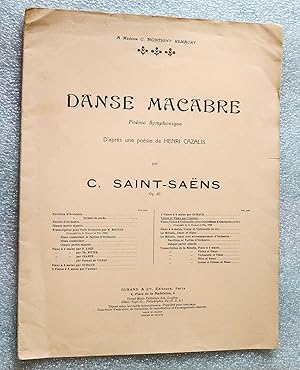 Seller image for Danse Macabre. Op. 40. Pome Symphonique. D'aprs une posie de Henri Cazalis. Transcription pour Violon et Piano par l'Auteur for sale by Cotswold Valley Books