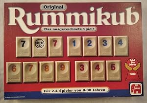 Jumbo 03466: Rummikub Original [Familienspiel]. Spiel des Jahres 1980. Achtung: Nicht geeignet fü...