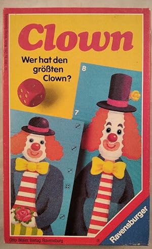 Ravensburger 003600: Clown - Wer hat den größten Clown? (Mitbringspiel)[Kinderspiel]. Achtung: Ni...