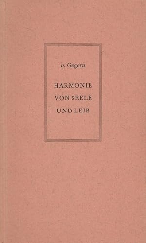 Imagen del vendedor de Harmonie von Seele und Leib - Seelenleben und Seelenfhrung 3 a la venta por Versandantiquariat Nussbaum