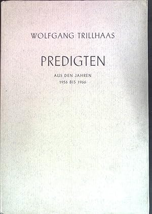 Imagen del vendedor de Predigten aus den Jahren 1956 bis 1966. a la venta por books4less (Versandantiquariat Petra Gros GmbH & Co. KG)
