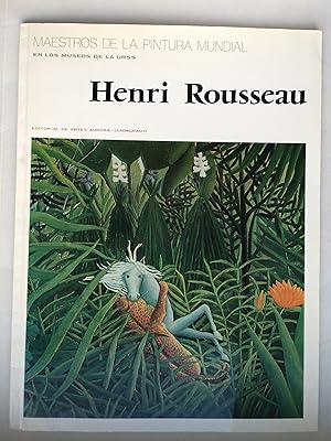 Bild des Verkufers fr HENRI ROUSSEAU - Maestros de la Pintura Mundial en los Museos de la URSS (Text in Spanish) zum Verkauf von Bildungsbuch