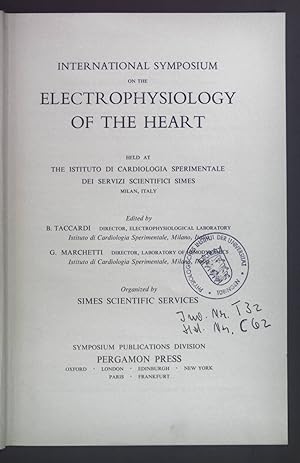 Immagine del venditore per International Symposium in the Electrophysiology of the Heart. venduto da books4less (Versandantiquariat Petra Gros GmbH & Co. KG)