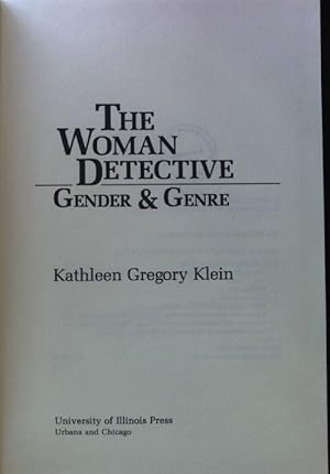 Seller image for The Woman Detective. Gender & Genre; for sale by books4less (Versandantiquariat Petra Gros GmbH & Co. KG)