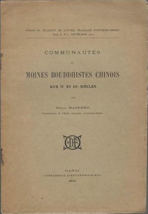 Communautés et moines Bouddhistes Chinois aux II:e et III:e siècles