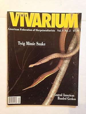 VIVARIUM MAGAZINE Vol. 5, No. 2, Volume Sept./Oct. 1993