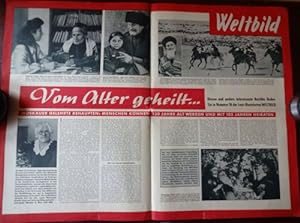 Werbeplakat: Weltbild Illustrierte: Vom Alter geheilt .