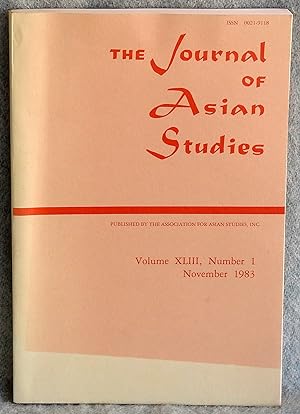 Bild des Verkufers fr The Journal of Asian Studies Volume XLIII Number 1 November 1983 zum Verkauf von Argyl Houser, Bookseller