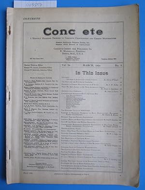 Concrete | Vol. 24, No. 3 | March, 1924