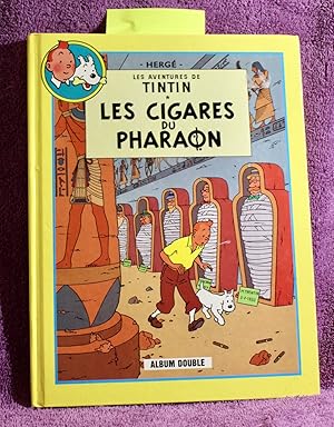 LES AVENTURES DE TINTIN - ALBUM DOUBLE - TOME 4 : LES CIGARES DU PHARAON - TOME 5 : LE LOTUS BLEU.