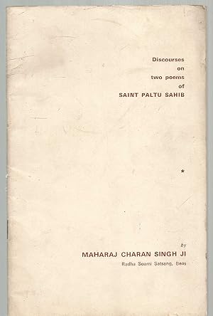 Bild des Verkufers fr Discourses on Two Poems of Saint Paltu Sahib zum Verkauf von Turn The Page Books