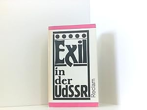 Bild des Verkufers fr Exil in der UdSSR. zum Verkauf von Book Broker