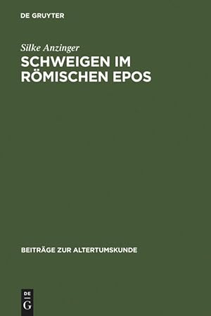 Seller image for Schweigen im roemischen Epos for sale by moluna