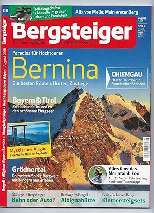Bergsteiger Nr 8 2016 August : bernina