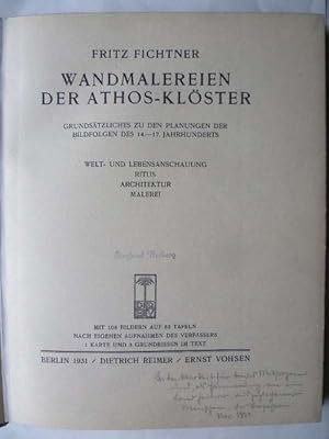 Wandmalereien der Athos-Klöster. Grundsätzliches zu den Planungen der Bildfolgen des 14.-17. Jahr...