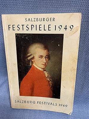 Bild des Verkufers fr Salzburger Festspiele 1949. Salzburg Festivals. Offizieller Fuhrer. Official Guide zum Verkauf von Bryn Mawr Bookstore