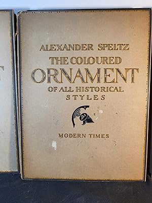 The Coloured Ornament 180 plates 3 portfolios Antiquities, Middle Ages, Modern