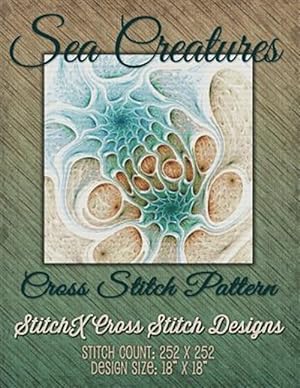 Image du vendeur pour Sea Creatures Fractal Cross Stitch Pattern mis en vente par GreatBookPrices