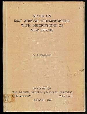 Seller image for Notes on East African Ephemeroptera with Descriptions of New Species (Entomology Bulletin Vol. 9 No. 6) for sale by Lazy Letters Books