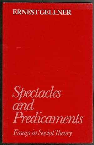 Imagen del vendedor de Spectacles and Predicaments: Essays in Social Theory a la venta por Lazy Letters Books